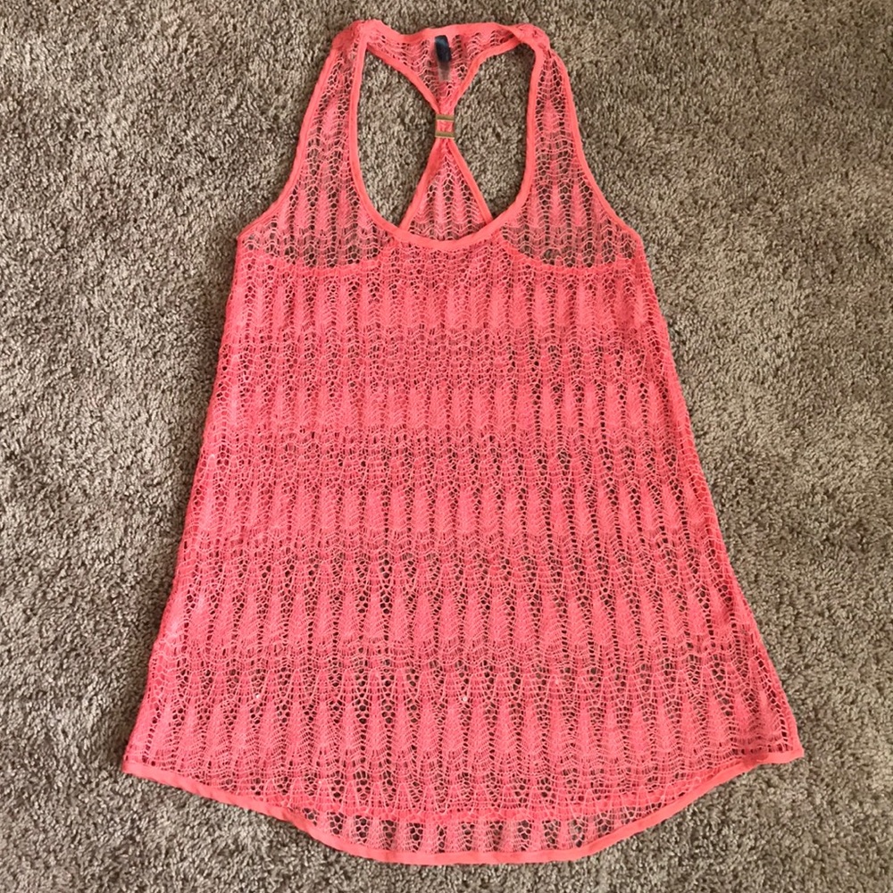 Victoria’s Secret Coral Sequin Swim Coverup